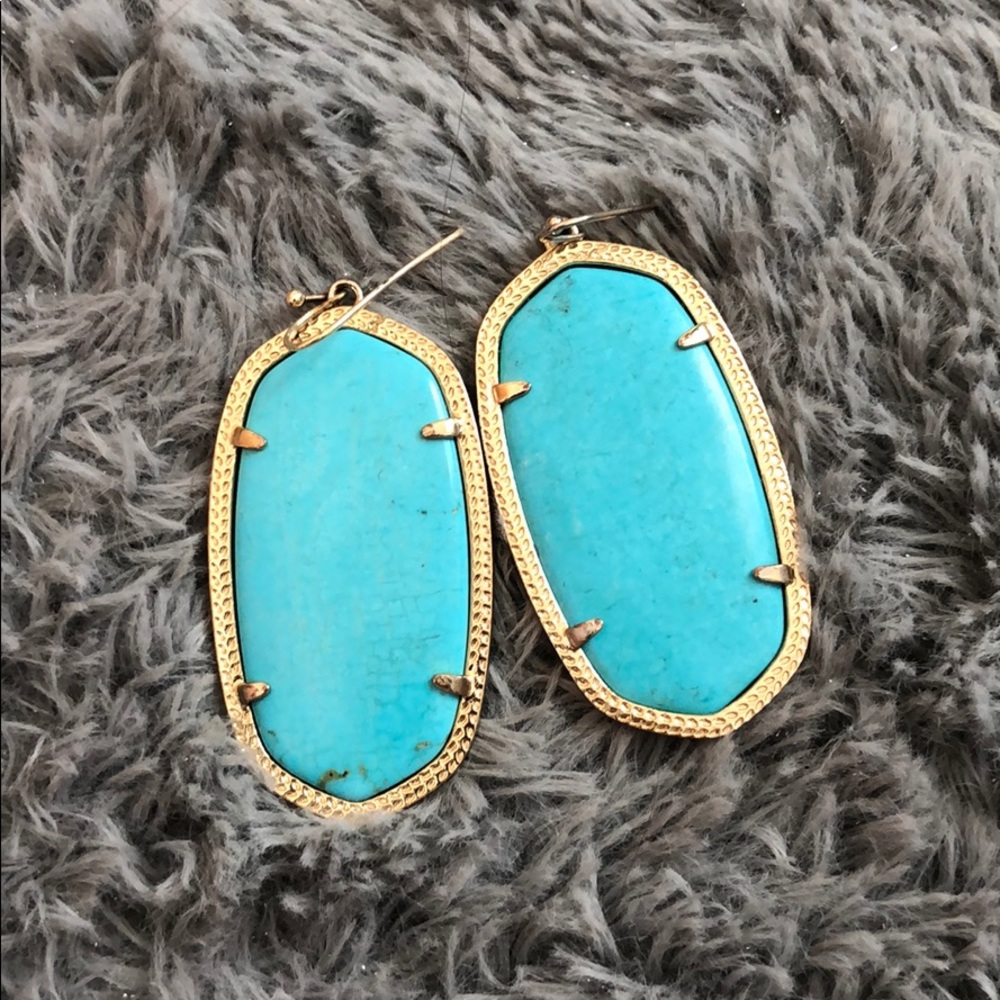 Kendra Scott turquoise Danielle earring